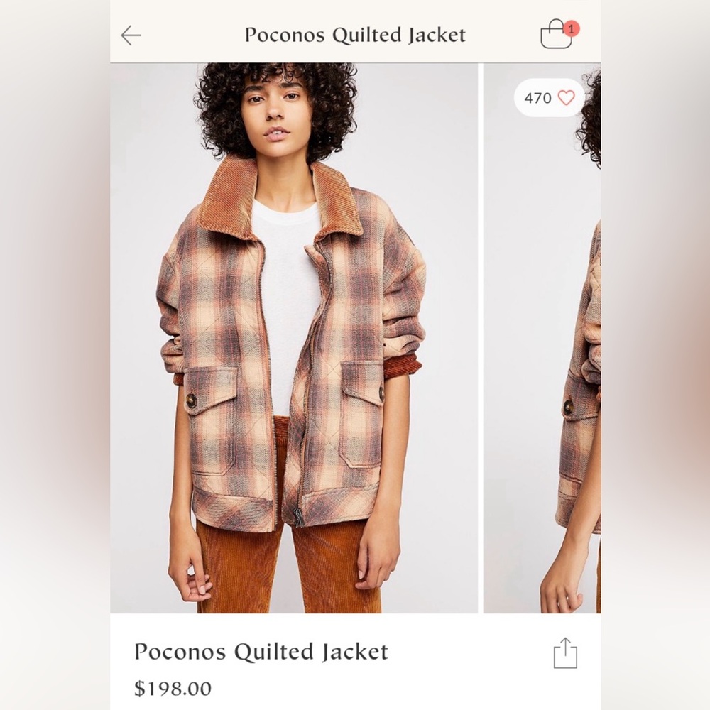 Free People Poconos Quilted Jacket